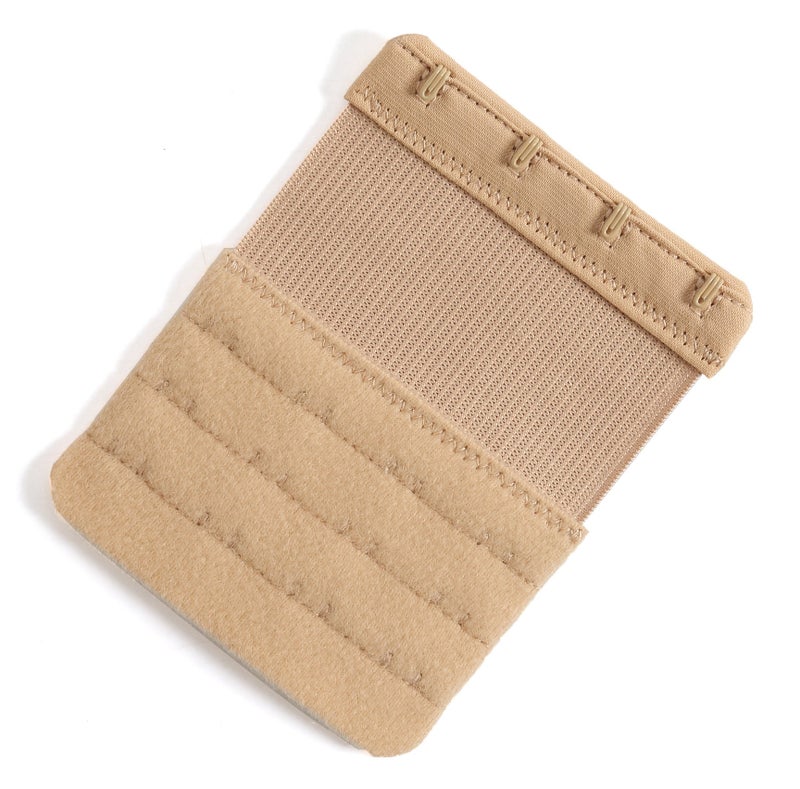 YARBAR Bra Extenders 4 Hook Soft Stretchy Bra Extension Strap Comfortable Pack of 3 - Image 4
